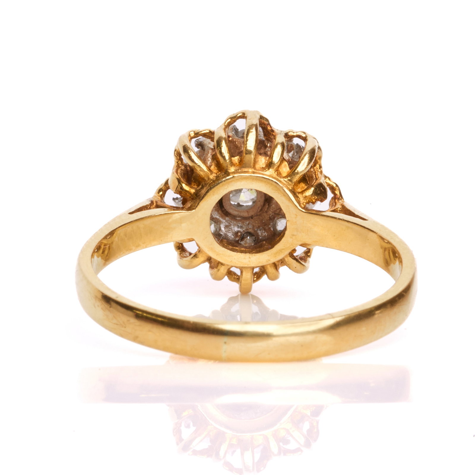 A diamond cluster ring, - 2