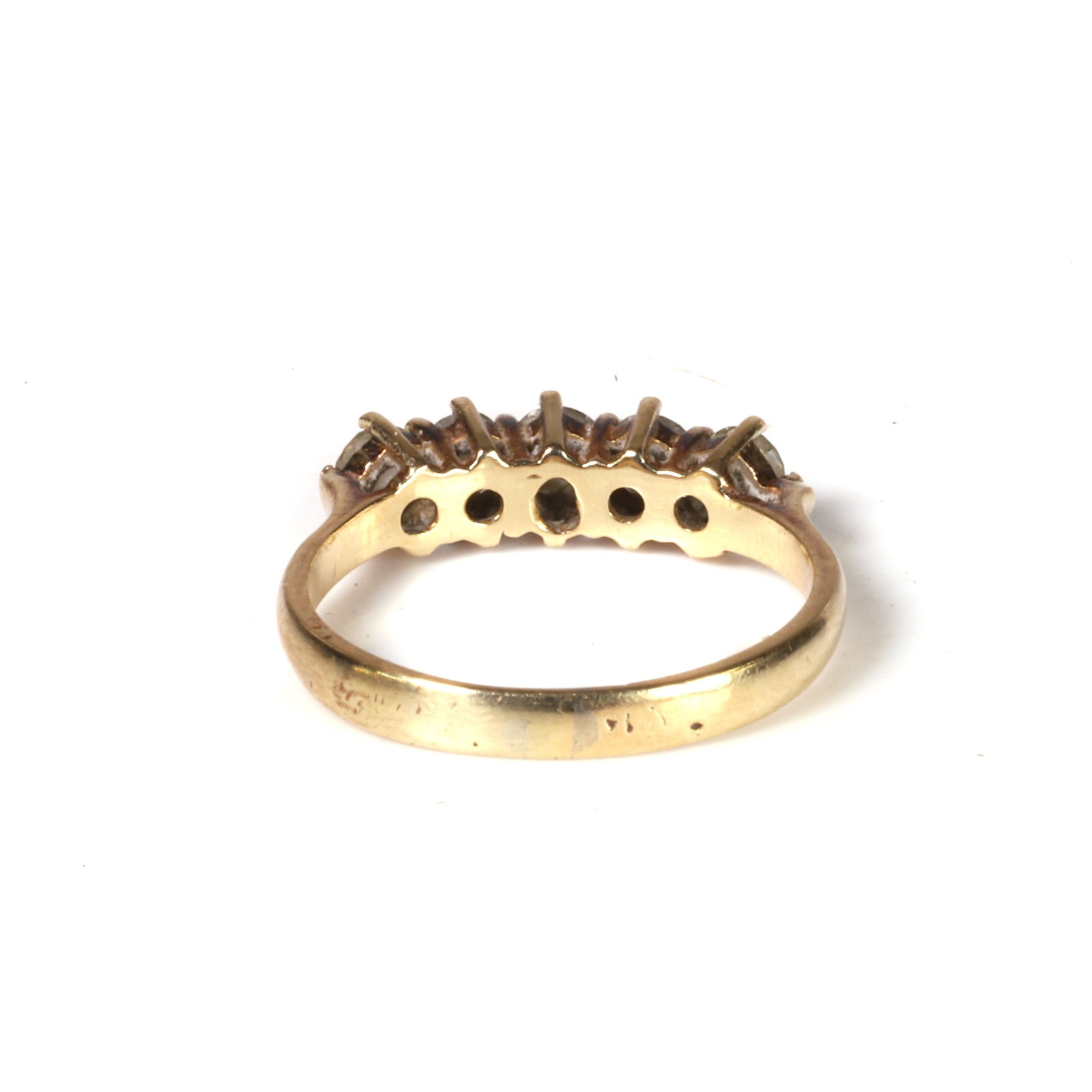 A diamond five stone ring, - 2