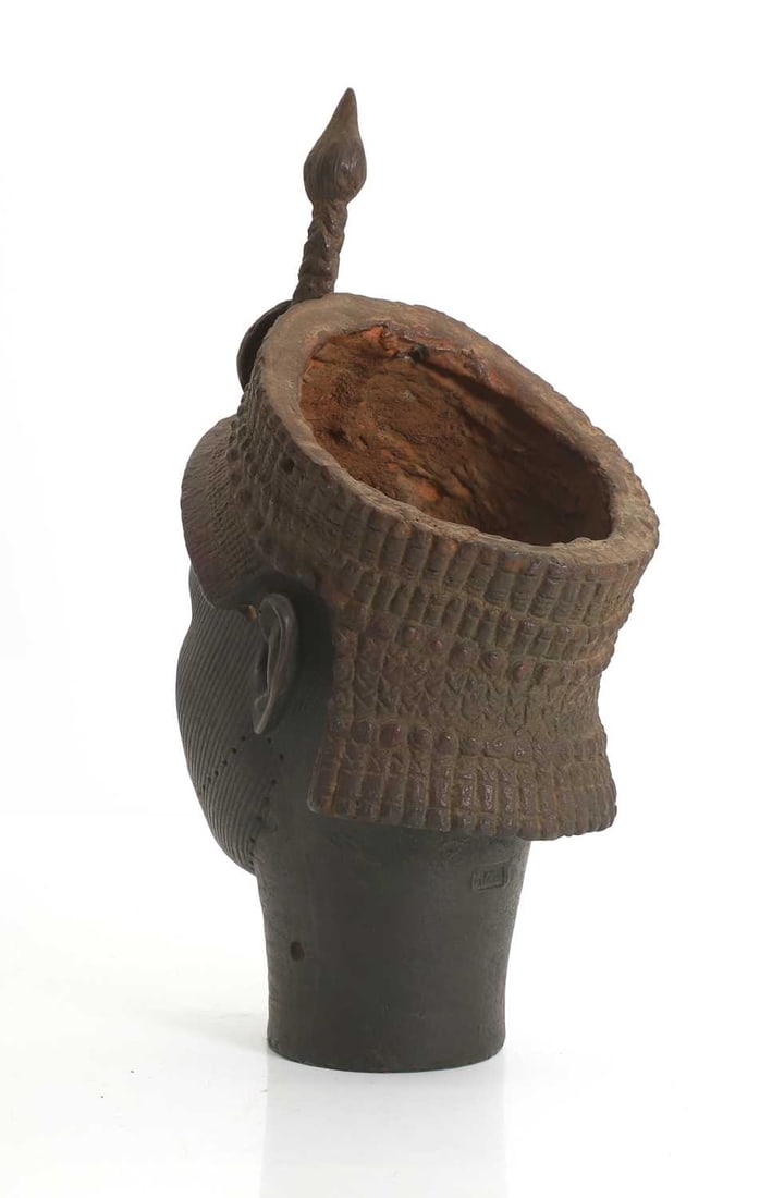 A composition head of Yoruba king (Ooni) contemporary, - 2