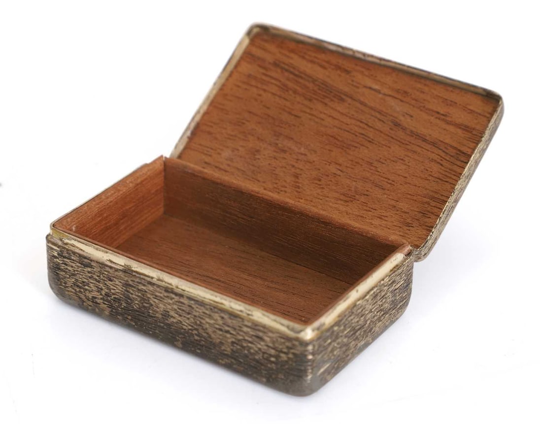 A Russian silver and niello box, late 19th century, - 2