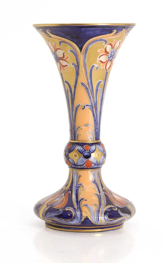 A Moorcroft Macintyre vase, (1 of 2)