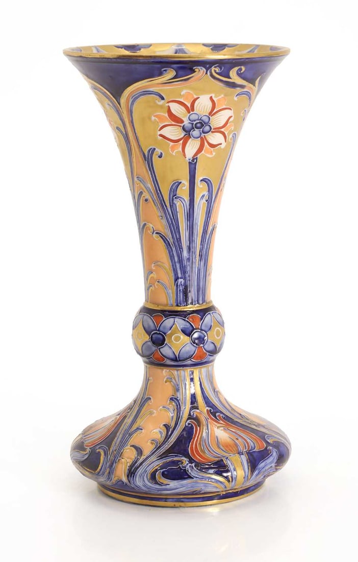 A Moorcroft Macintyre vase, - 2