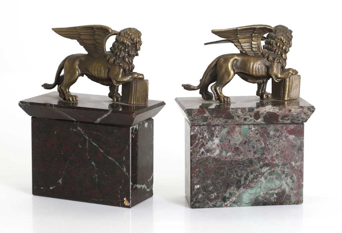 A pair of Cannes Festival Internazionale trophies, - 2
