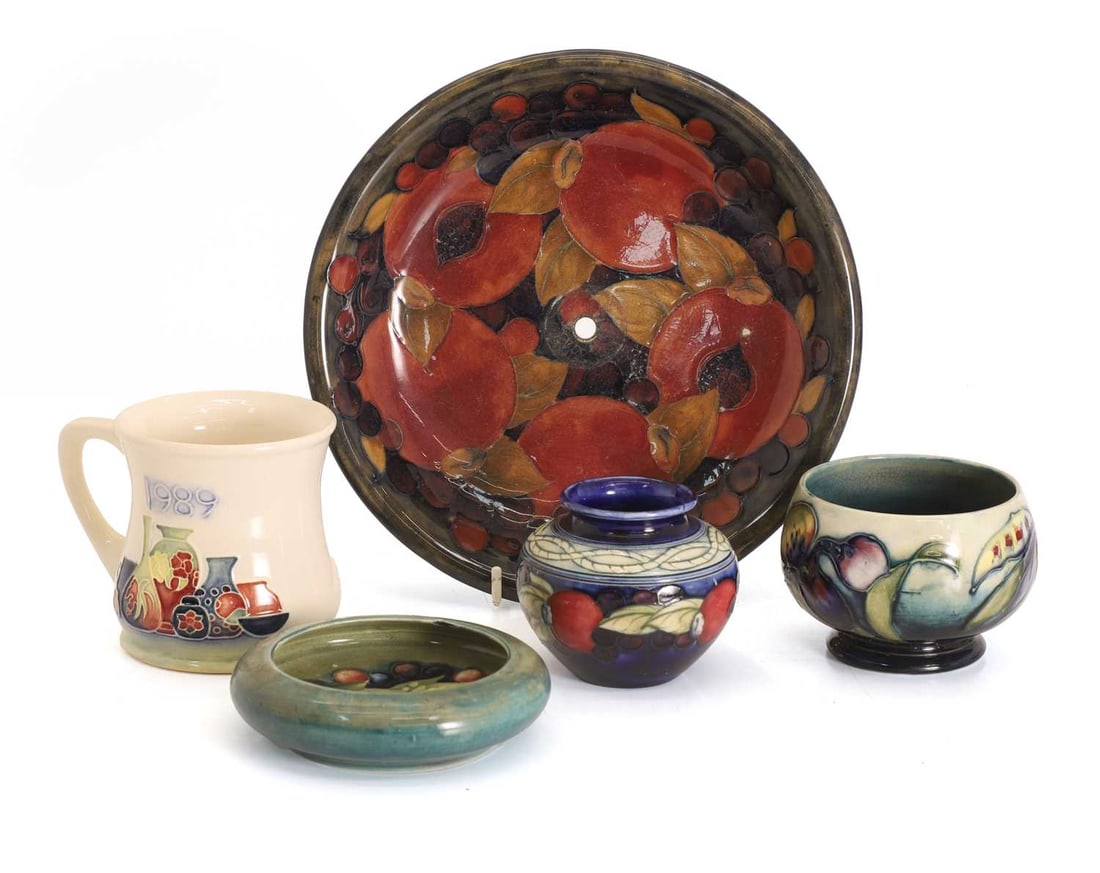 A collection of Moorcroft ceramics, (1 of 1)