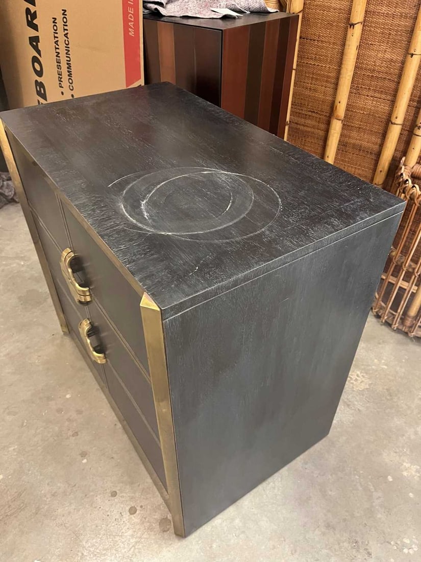 Mastercraft, an ebonised oak chest, - 11