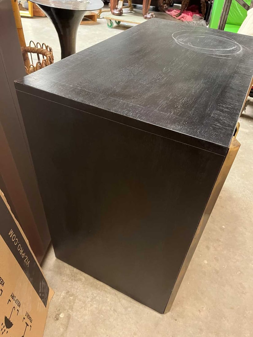 Mastercraft, an ebonised oak chest, - 12