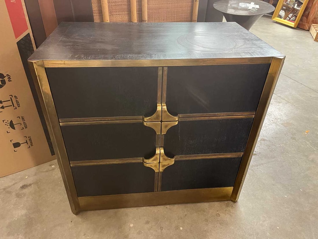 Mastercraft, an ebonised oak chest, - 13