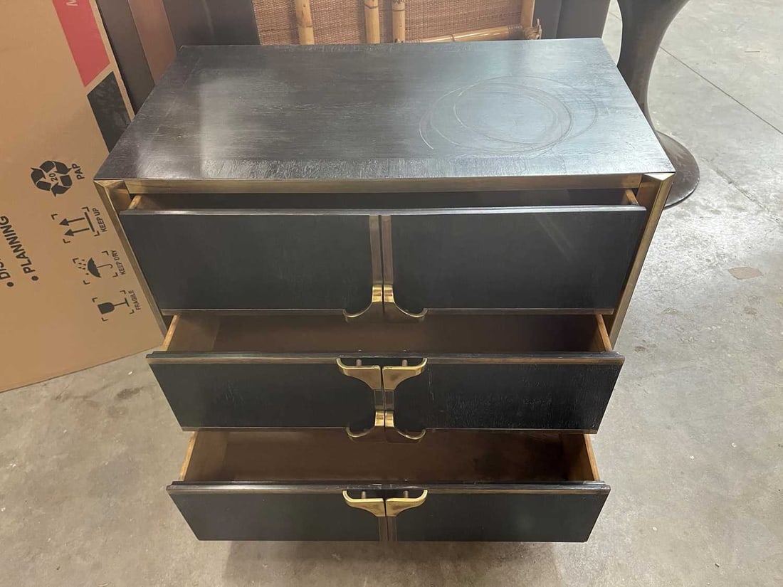 Mastercraft, an ebonised oak chest, - 16