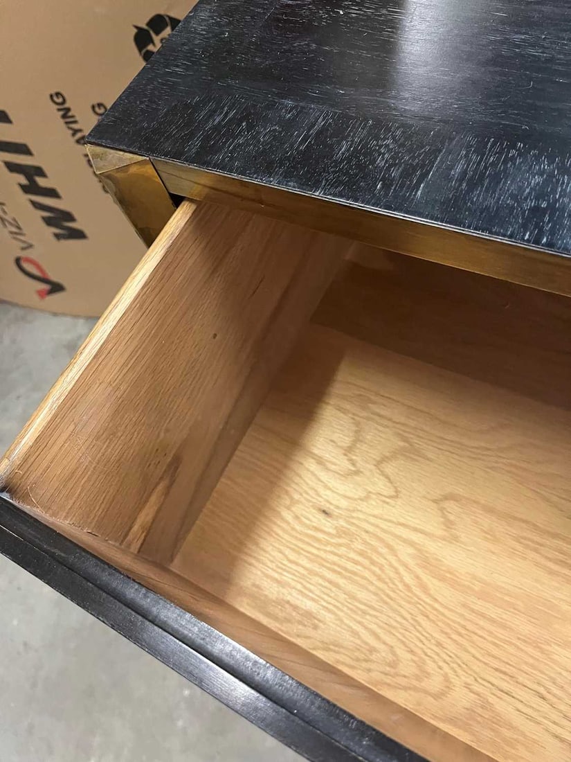 Mastercraft, an ebonised oak chest, - 5