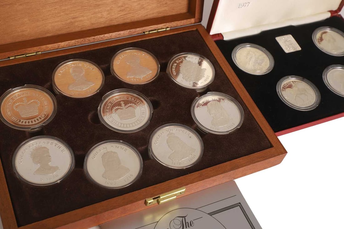 Coins, Great Britain & World, - 2