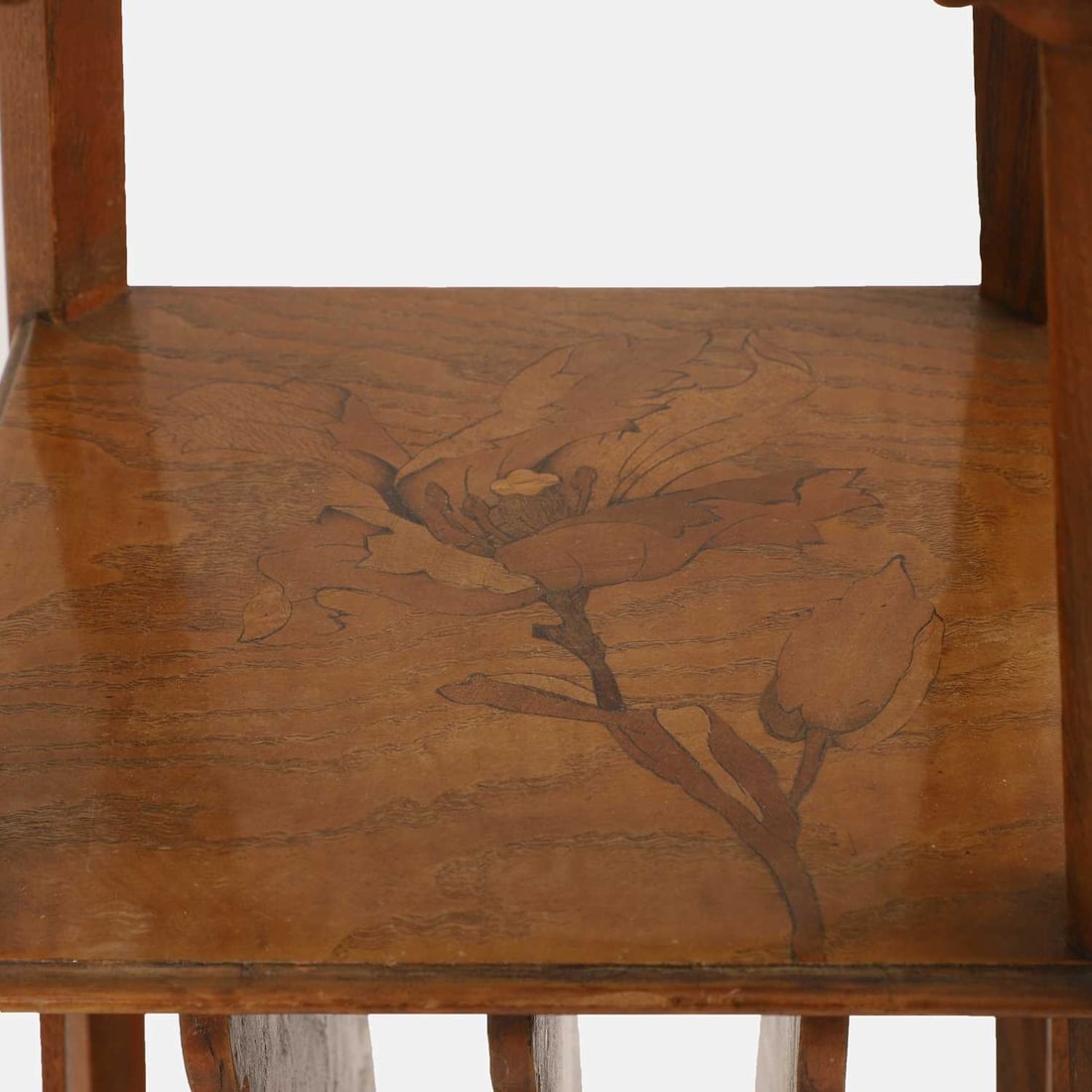 Louis Majorelle (French, 1859-1926), an oak sellette, - 4