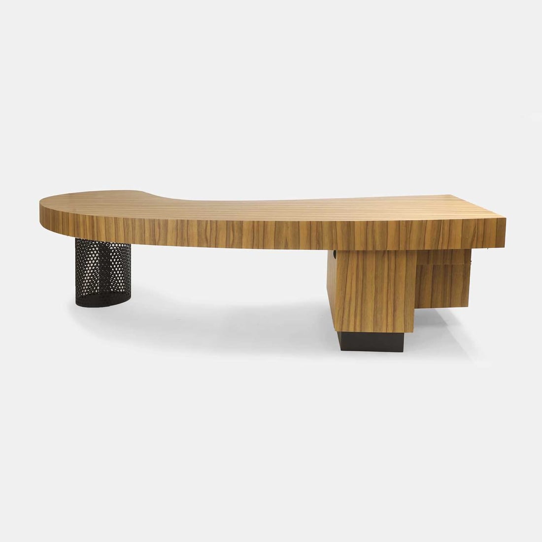 French, a zebrano desk, (1 of 5)