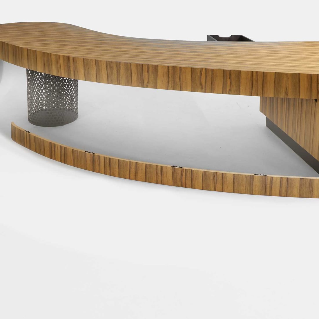 French, a zebrano desk, - 2