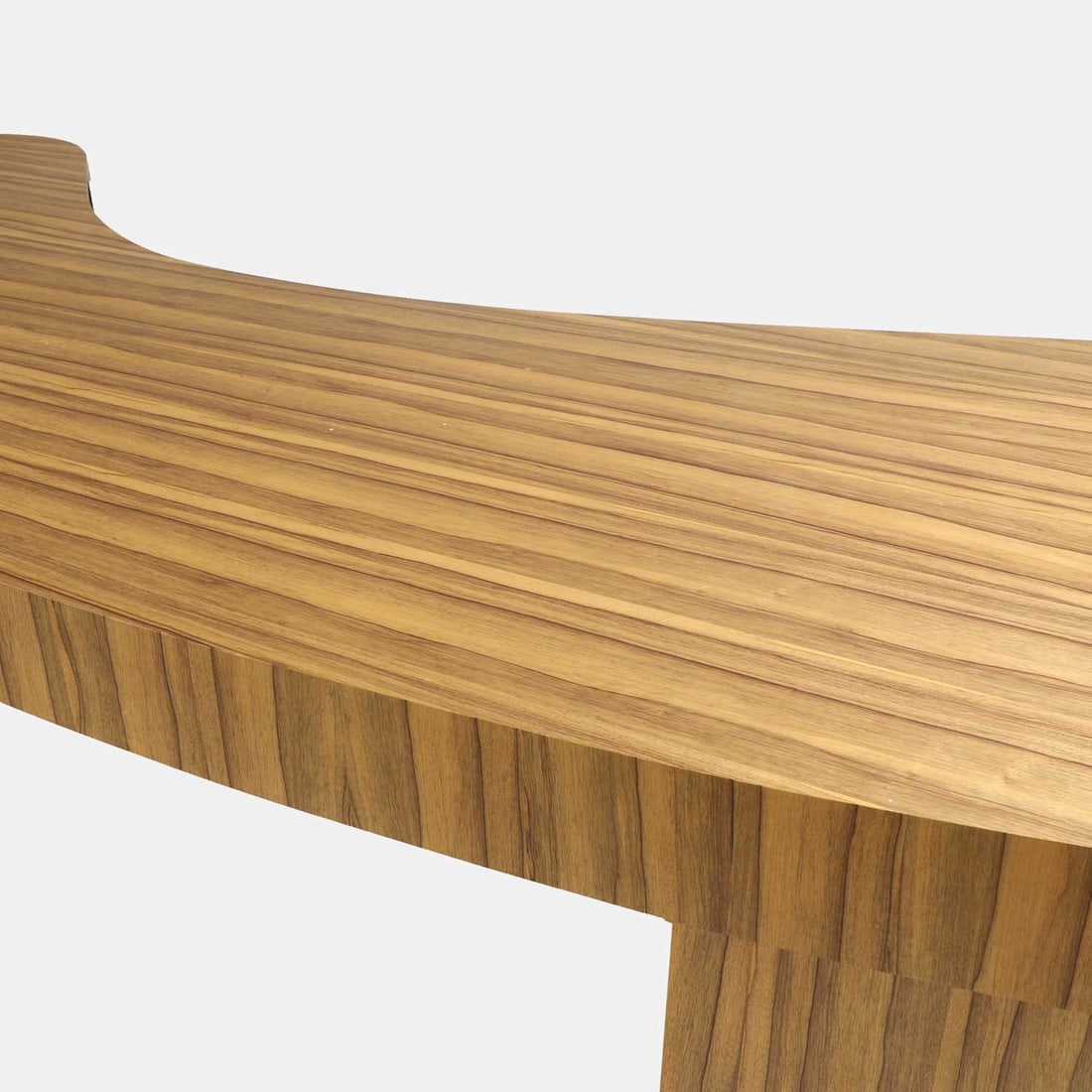 French, a zebrano desk, - 3
