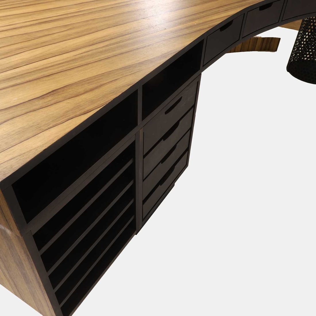 French, a zebrano desk, - 4