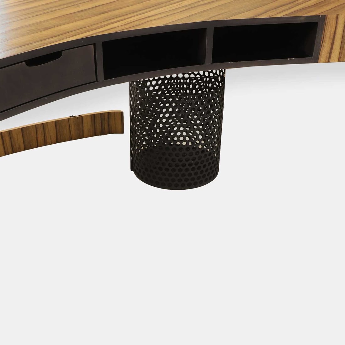 French, a zebrano desk, - 5