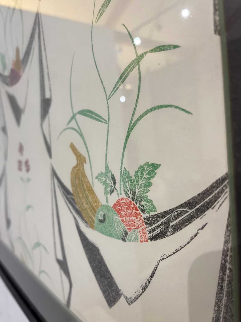 Edward Bawden RA (British, 1903-1989), 'Napkins and Fruit' wallpaper, - 8