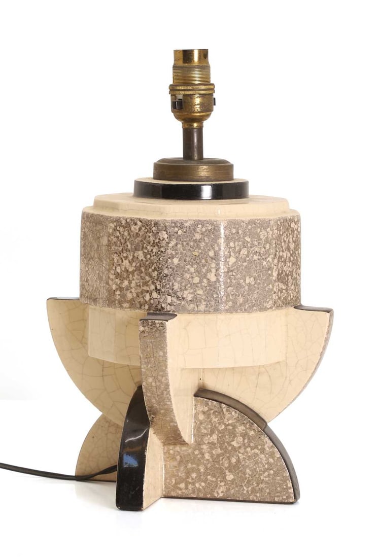 A Charles Harva lamp, French, - 2