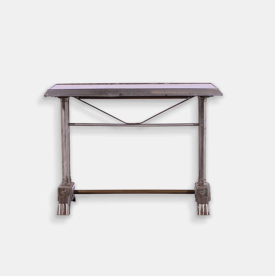Sicre, a cast steel console table, - 2