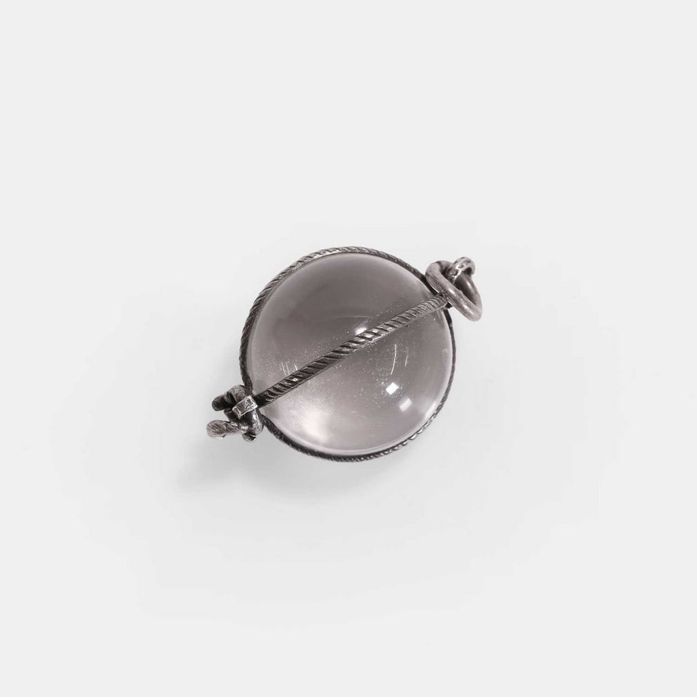 A mystical quartz orb pendant, 19th century or earlier, (1 of 1)