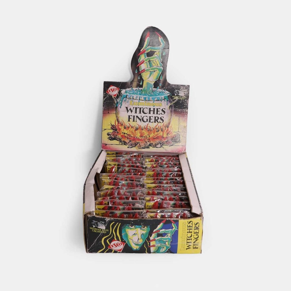 Thirty-two luminous witches' fingers, circa 1970s, by Esco, (1 of 2)