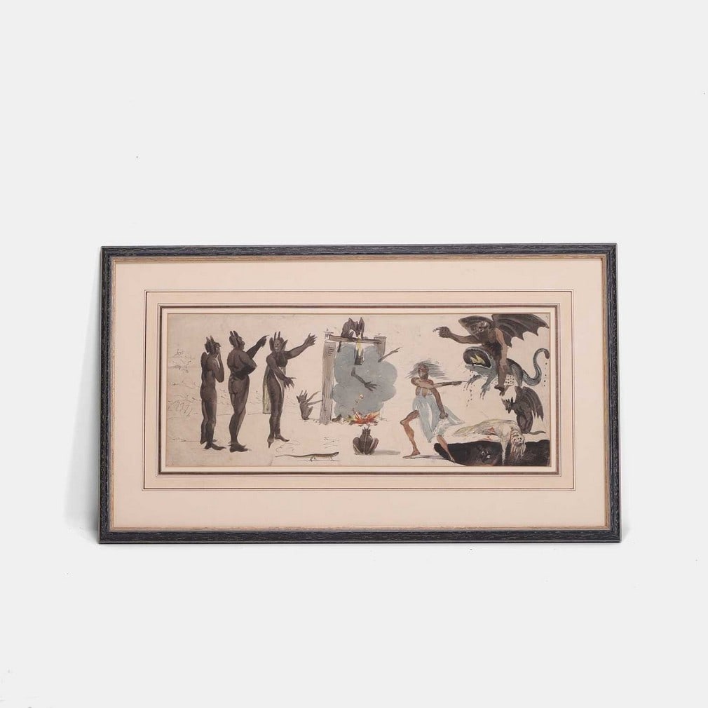 Edwin Cooper (British, 19th century) Devilment and bestiality (1 of 2)