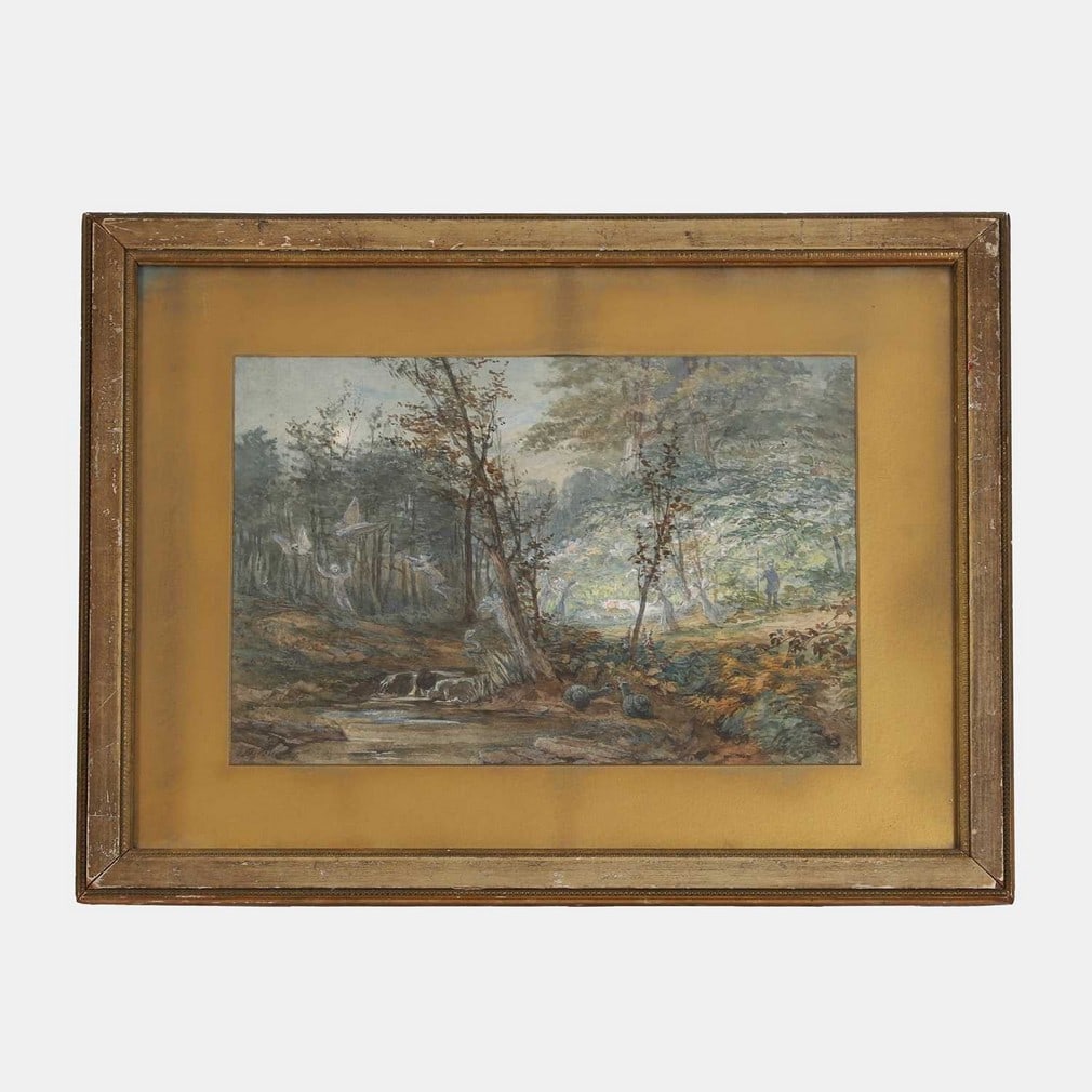 ... Brierley (early 20th century) Fairies in a woodland, with a sleeping princess, watched by two (1 of 1)