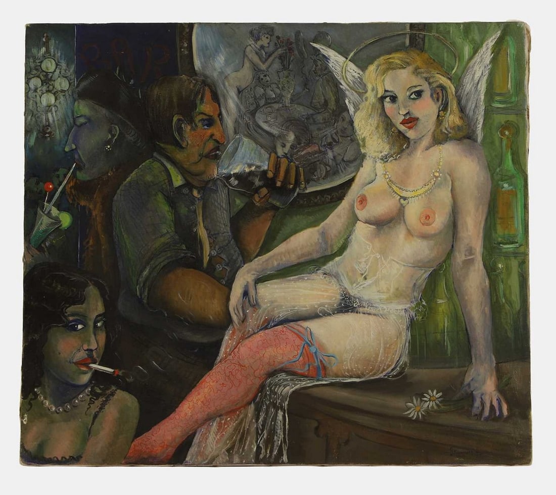 ▲ Gabriel Summers (British, b.1962) 'The Glass of Beer' (1 of 3)