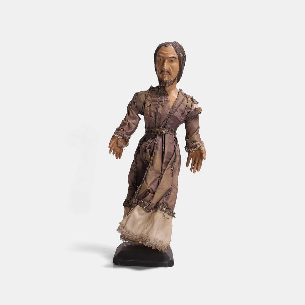 A Jesus Santos figure, late 19th century, (1 of 2)