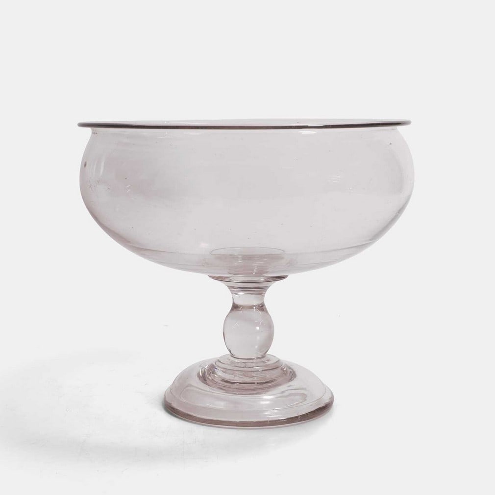 A glass leech jar, 19th century, (1 of 2)