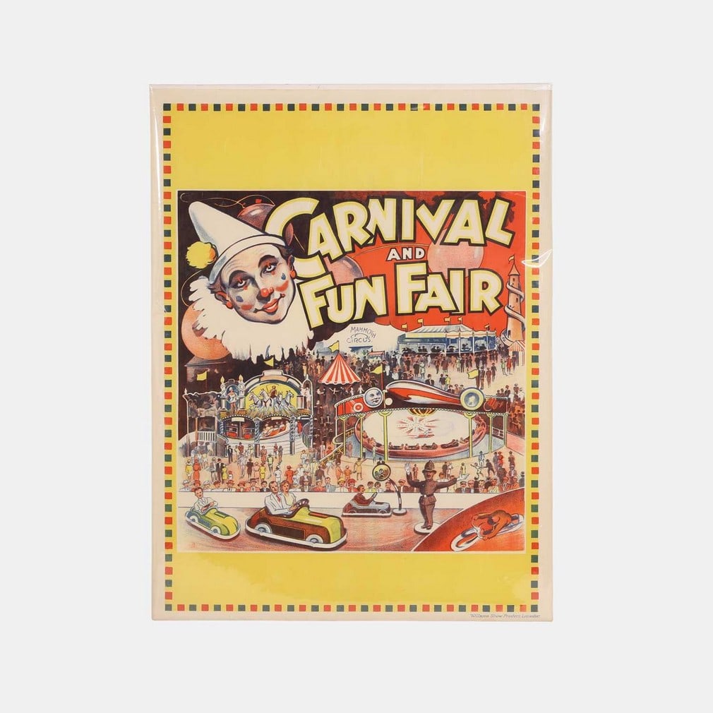 A British 'Carnival and Fun Fair' poster, 20th century, (1 of 1)
