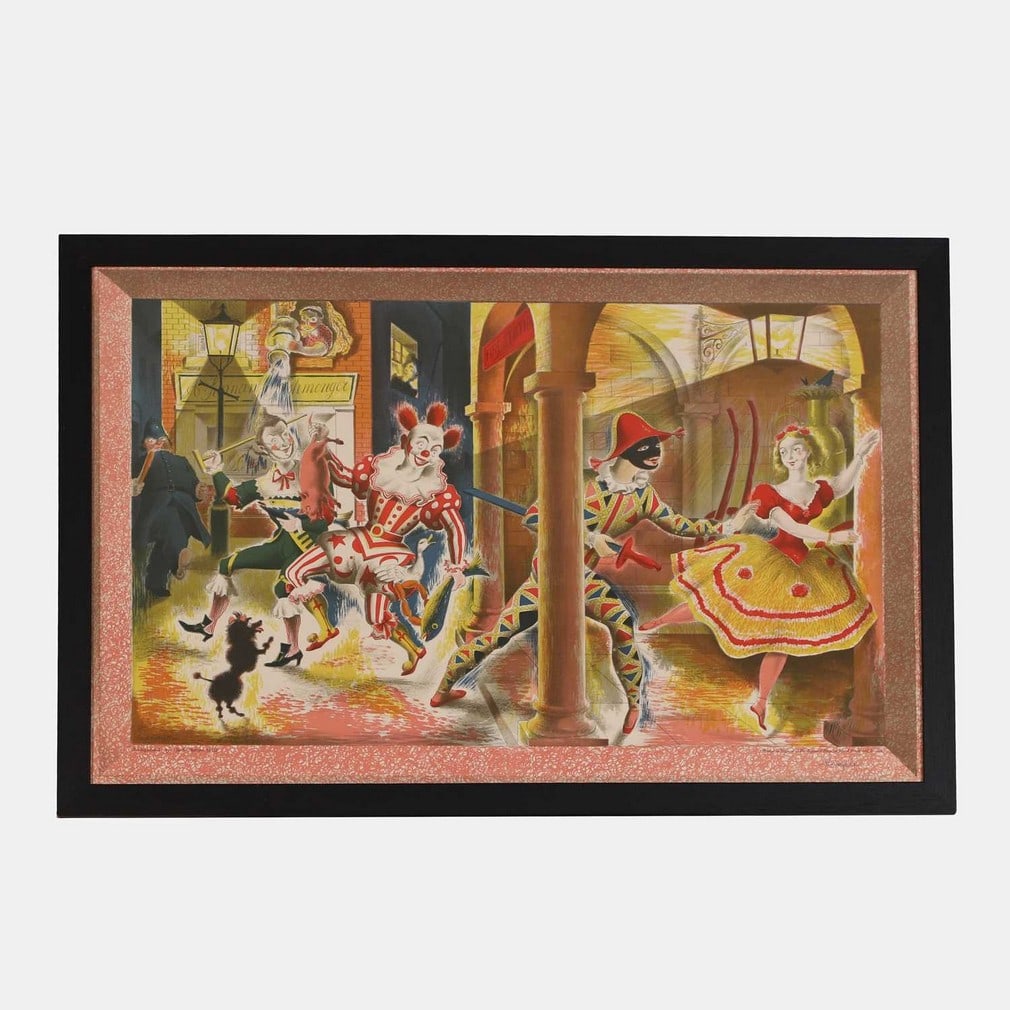 ▲ Clarke Hutton (British, 1898-1984) Harlequinade, (1 of 1)