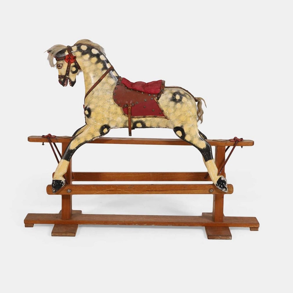 A rocking horse, mid-20th century, (1 of 2)