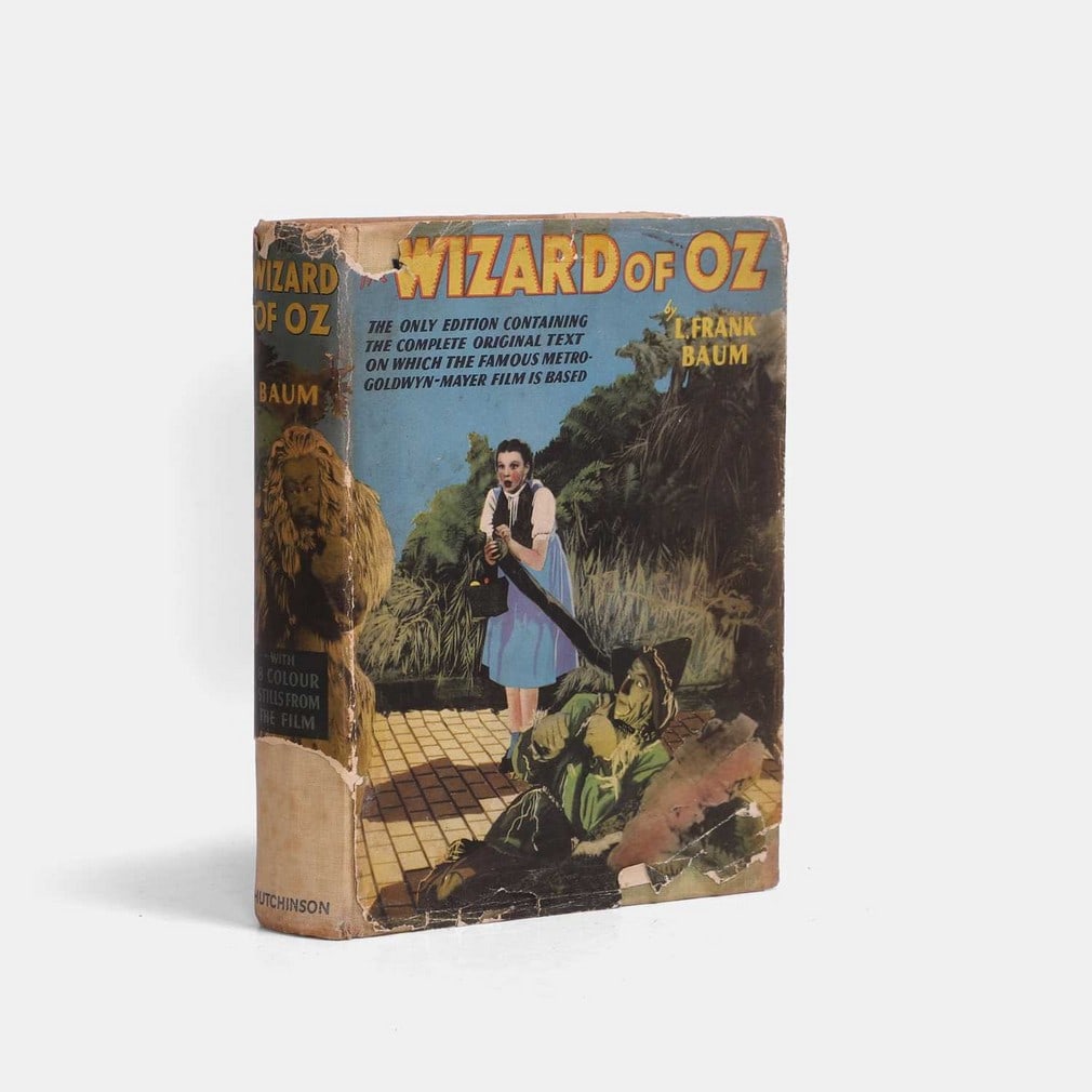 The Wizard of Oz' by L Frank Baum, hardcover book published by Hutchinson & Co., (1 of 2)