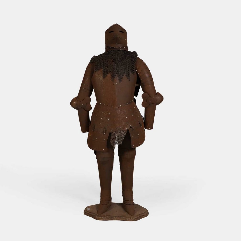 A Hollywood film prop suit of armour, mid-20th century, (1 of 3)