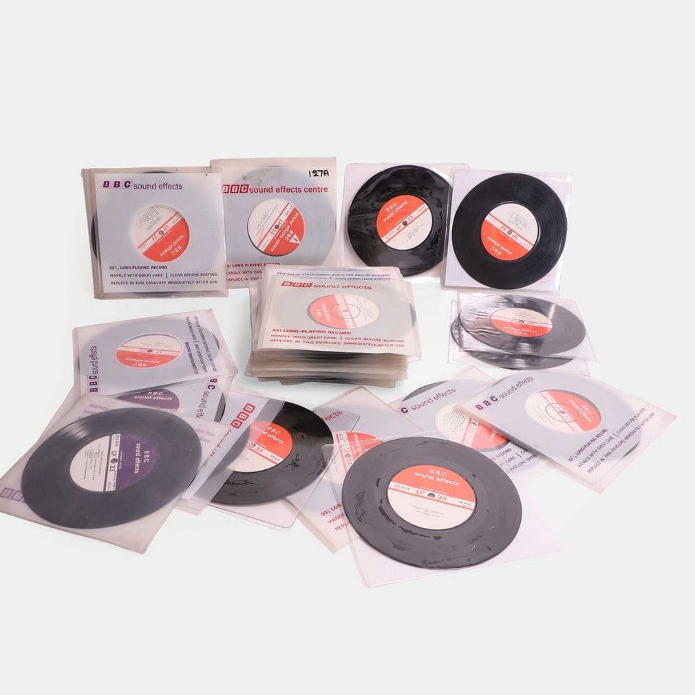 A large group of BBC sound effects records, circa 1960-70s, (1 of 1)