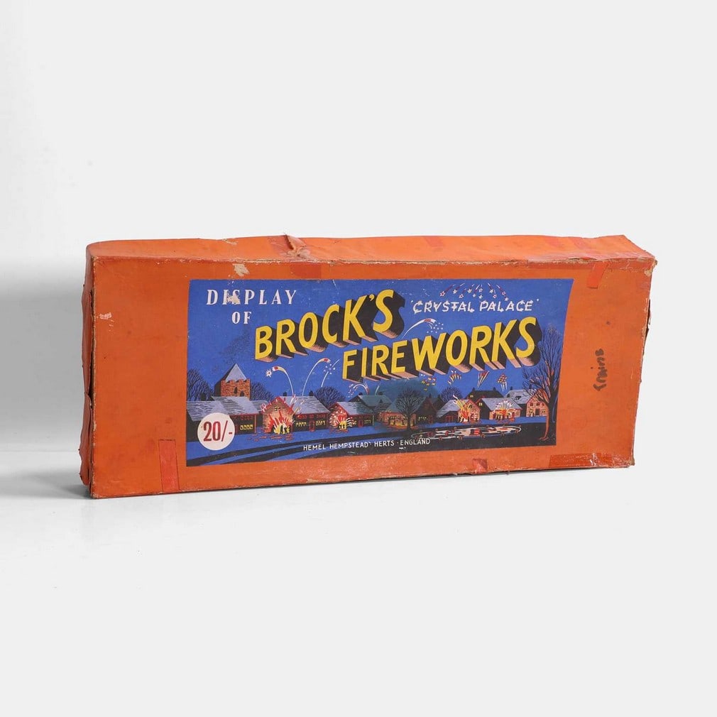 A Brock's 'Crystal Palace' fireworks box, early 20th century, (1 of 1)