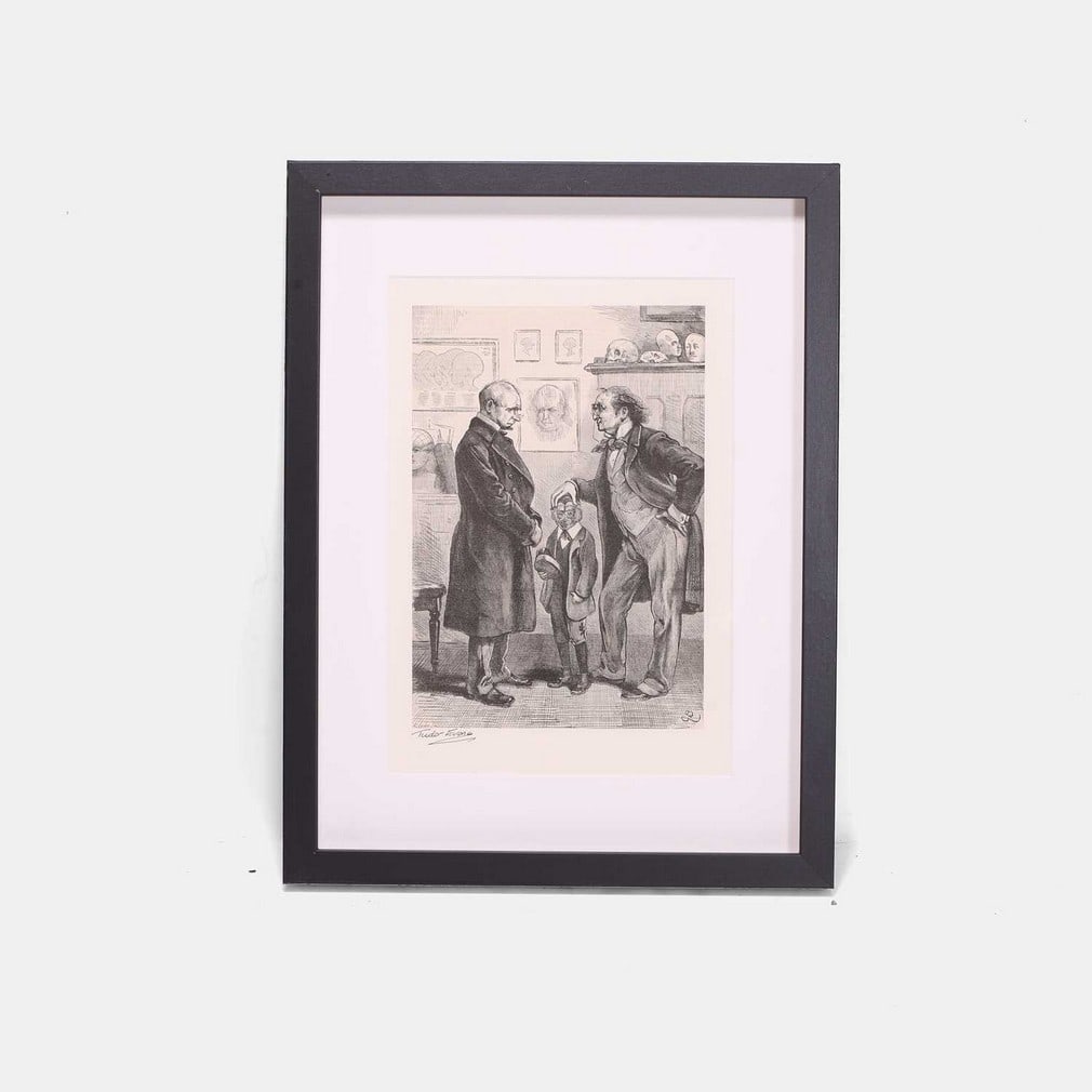 ▲ Tudor Evans (British, b.1954) 'Phrenology and Darwin', (1 of 2)