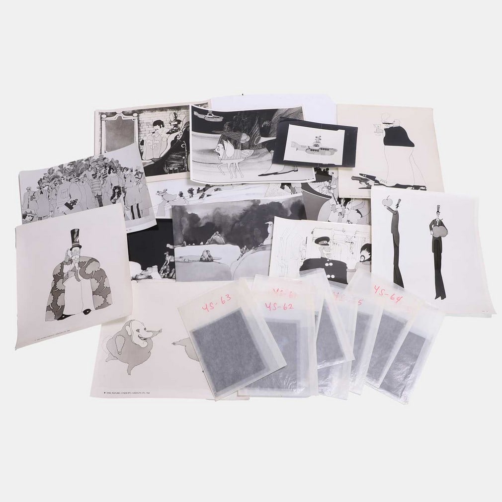 The Beatles 'Yellow Submarine' film stills and negatives, circa 1968 and later, (1 of 3)