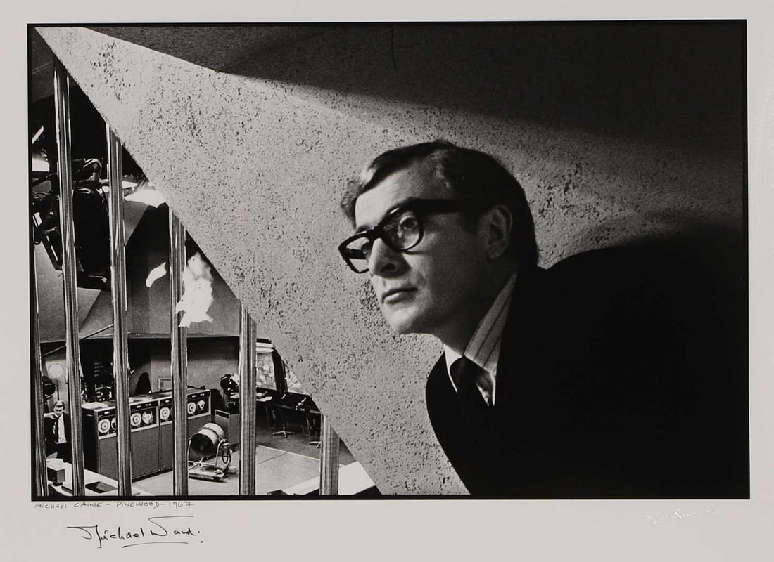 ▲ Michael Ward (British, 1929-2011) 'Michael Caine, Pinewood, 1967' (1 of 2)