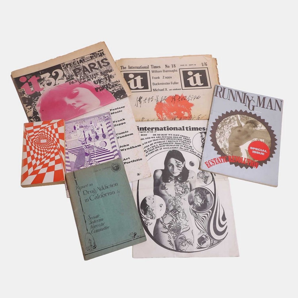 A collection of counterculture and underground books and magazines, 1930s and later, (1 of 1)