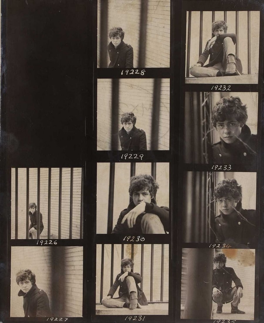 ▲ David Wedgbury (British, 1937-1998), a rare original contact sheet of Marc Bolan, circa (1 of 1)