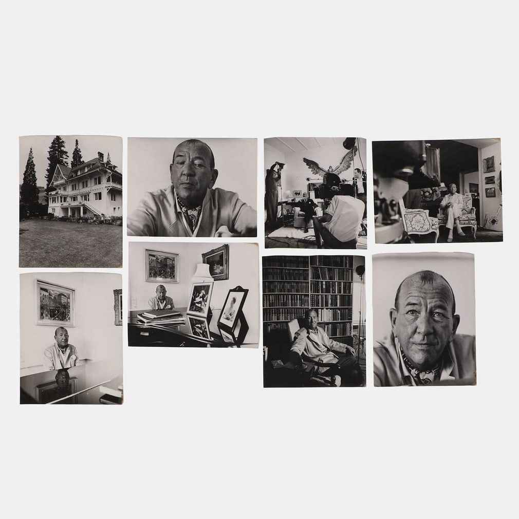 A collection of eight Noël Coward press photographs, circa 1963, by Horst Tappe for Camera (1 of 2)