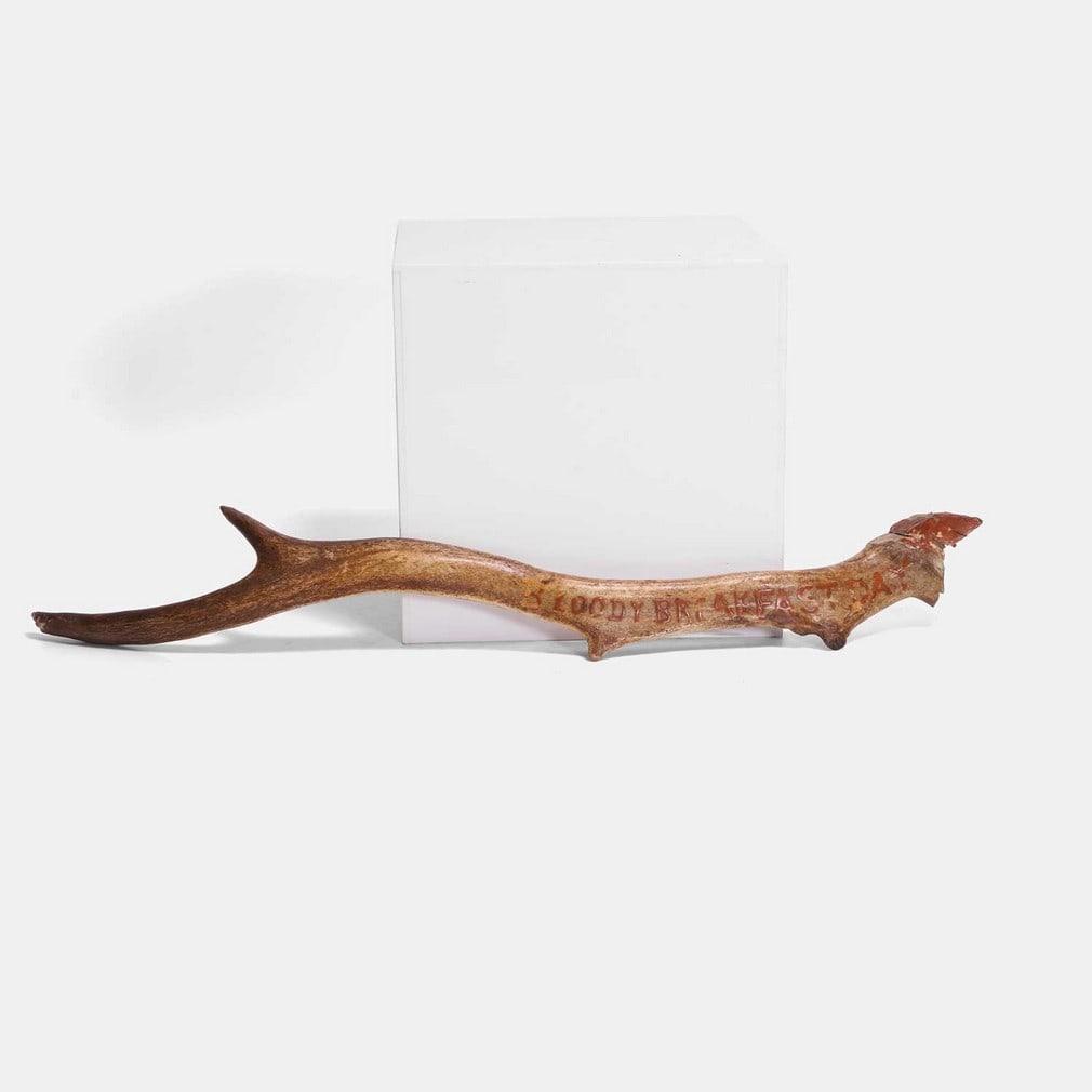 A 'Bloody Breakfast Day' trophy, 1887, (1 of 2)