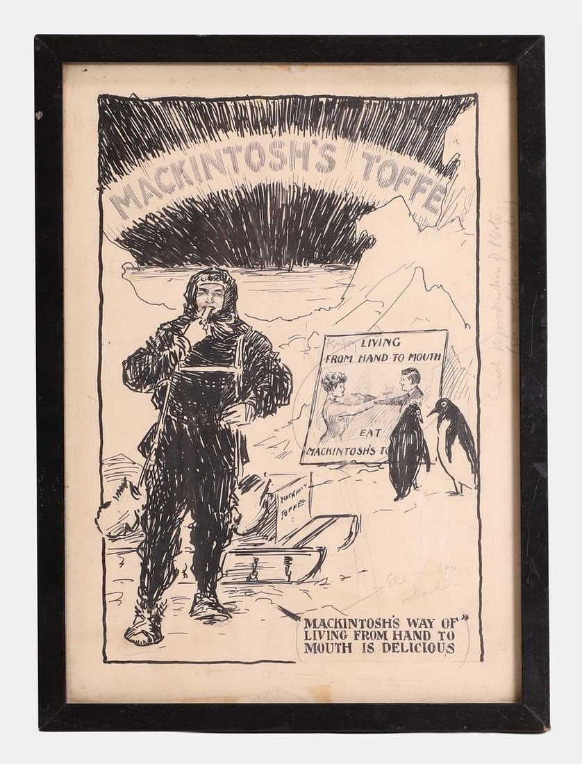 A 'Mackintosh's Toffee' advertising artwork, early 20th century, (1 of 2)