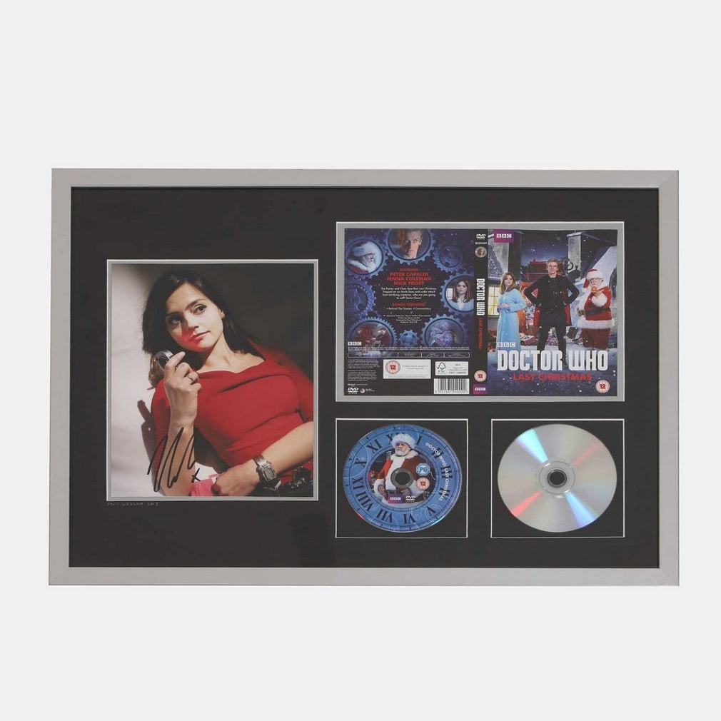 A signed portrait photograph of Jenna Coleman, by David Graham, 2015, (1 of 2)