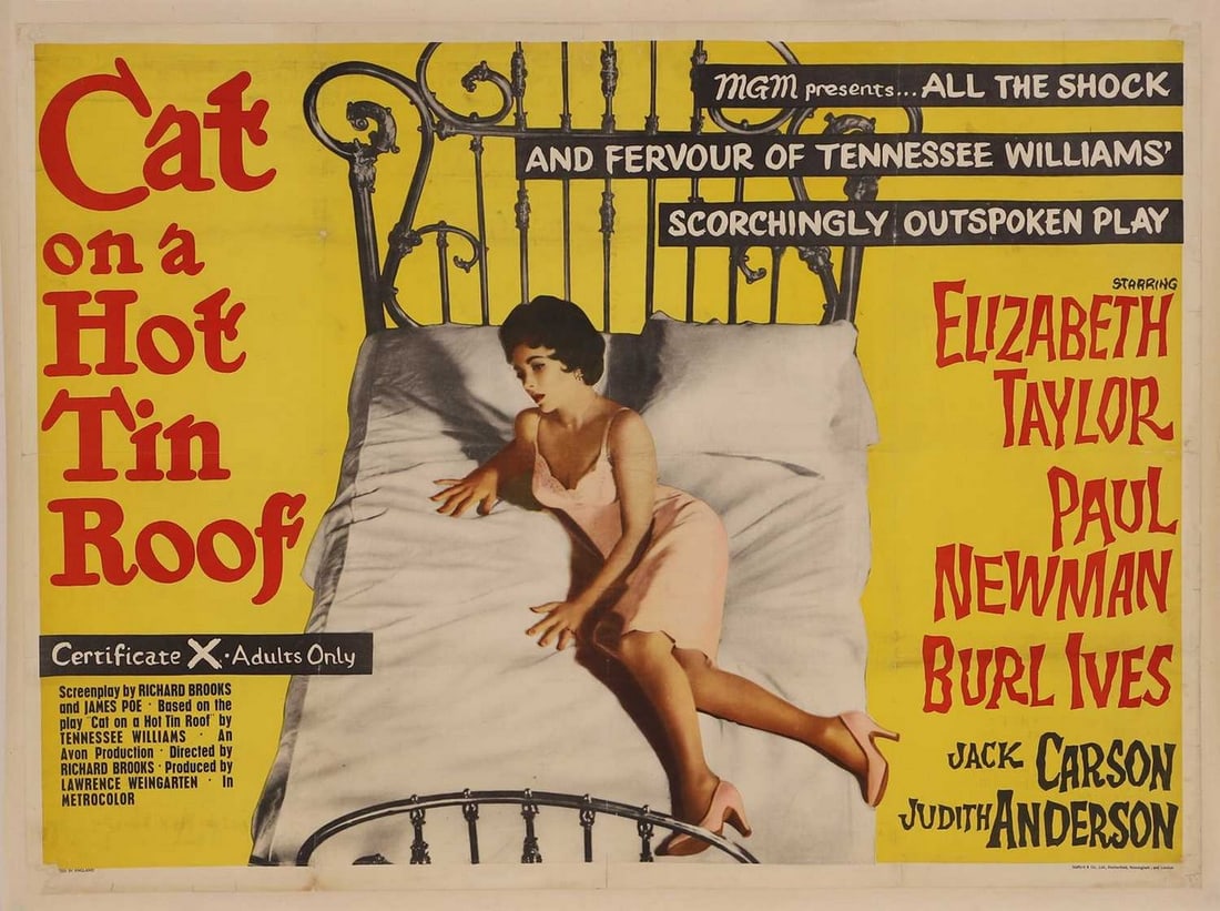 Cat on a Hot Tin Roof' circa 1958, (1 of 1)