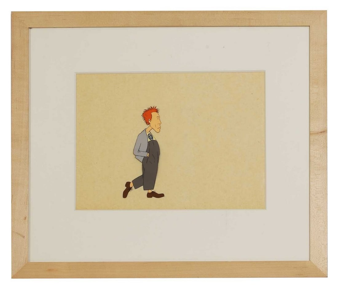 Animation City An original animation production cel of Johnny Rotten from 'The Great Rock 'n' (1 of 2)