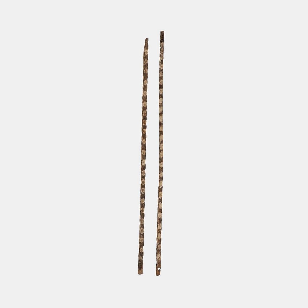 Two French oyster poles, late 19th/early 20th century, (1 of 1)