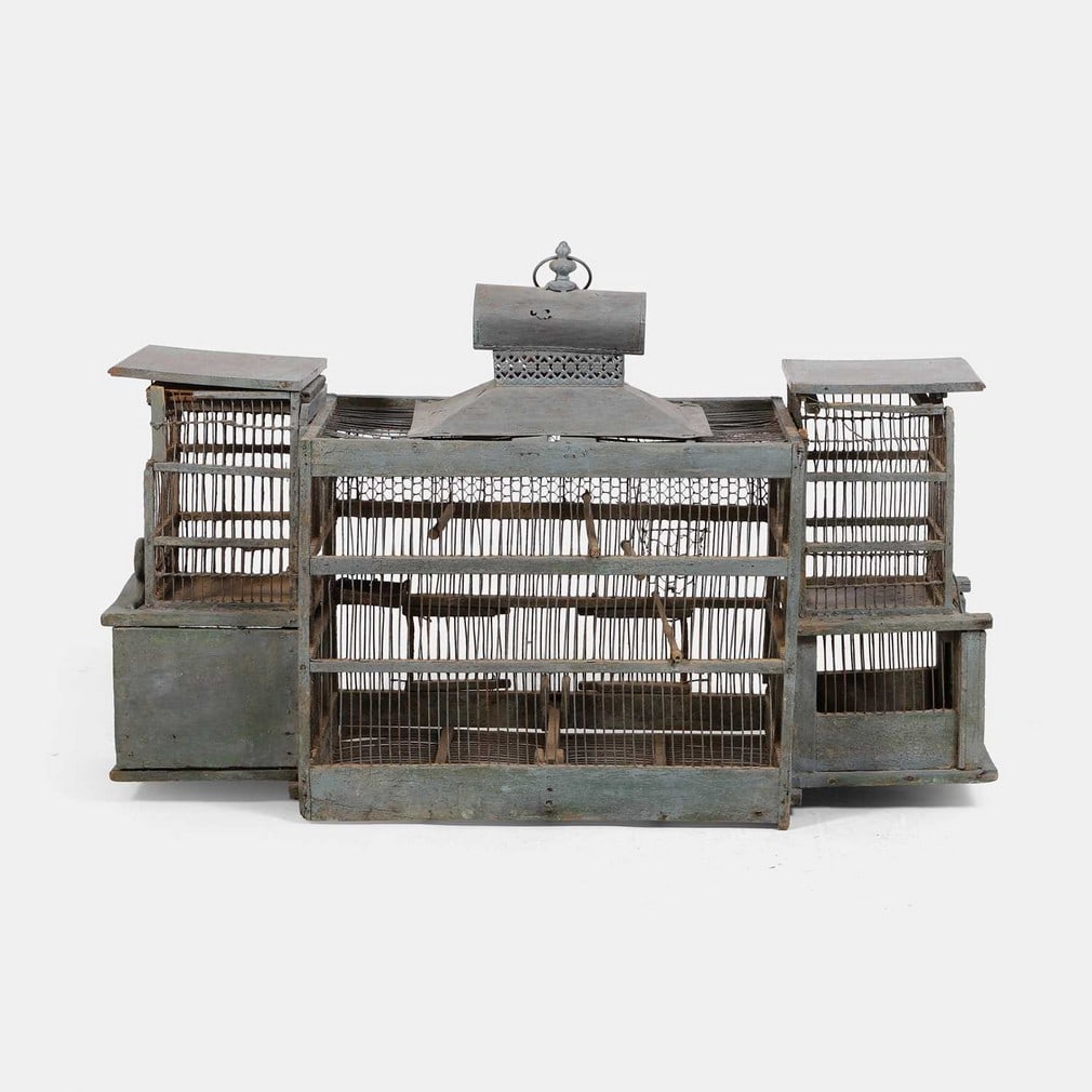 A French Provincial birdcage, early 19th century, (1 of 2)